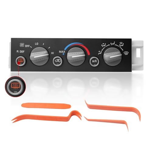 A/C Heater Climate Control Module with Rear Window Defogger Switch 599-006