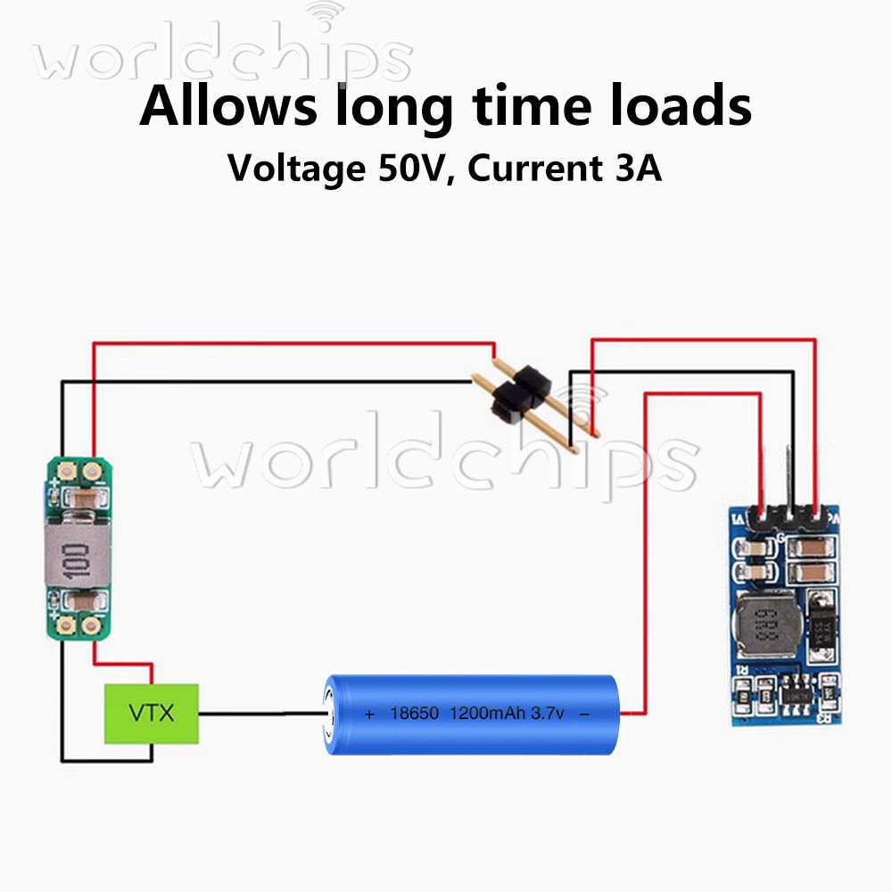 LC Filter Module 3A 50V clearing image transmission ripple interference filter