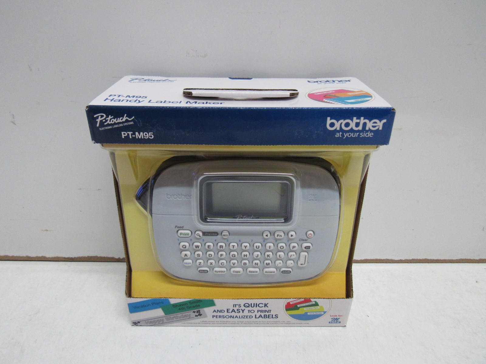 GENUINE BROTHER PT-M95 P-TOUCH HANDY LABEL MAKER