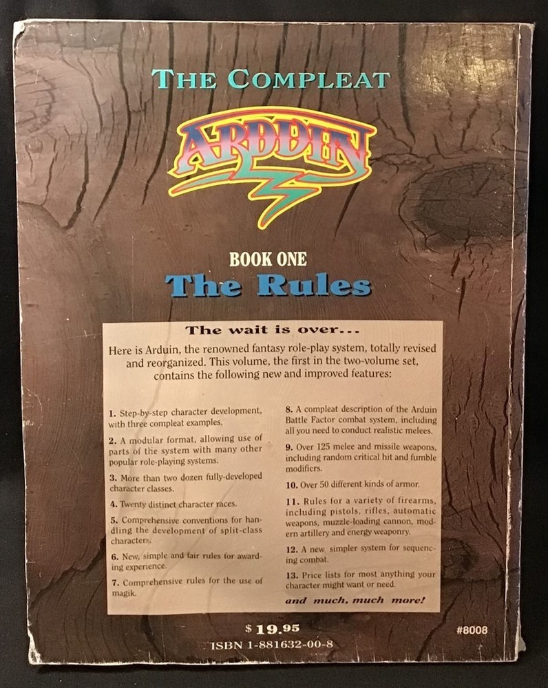 The Compleat Arduin ~ Book One The Rules ~ OEJ