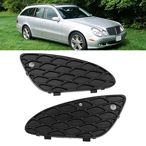 Front Left and Right Bumper Grille Insert Mesh Cover for - E-Class W211 E320