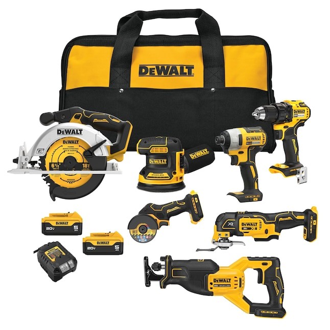 DEWALT DCK730P2 20V MAX 7-TOOL COMBO KIT