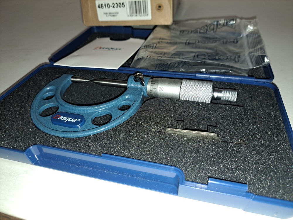 Dasqua 4610 - 2305 Outside Point Micrometer 0-1"