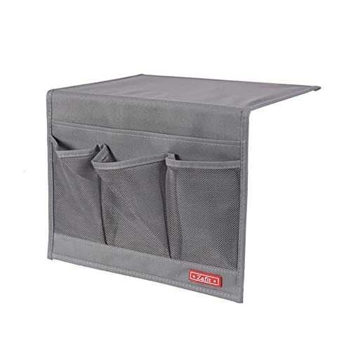 Bedside Caddy Organizer 4 Pocket Storage Remote Control Hanging Holder Bed Sofa