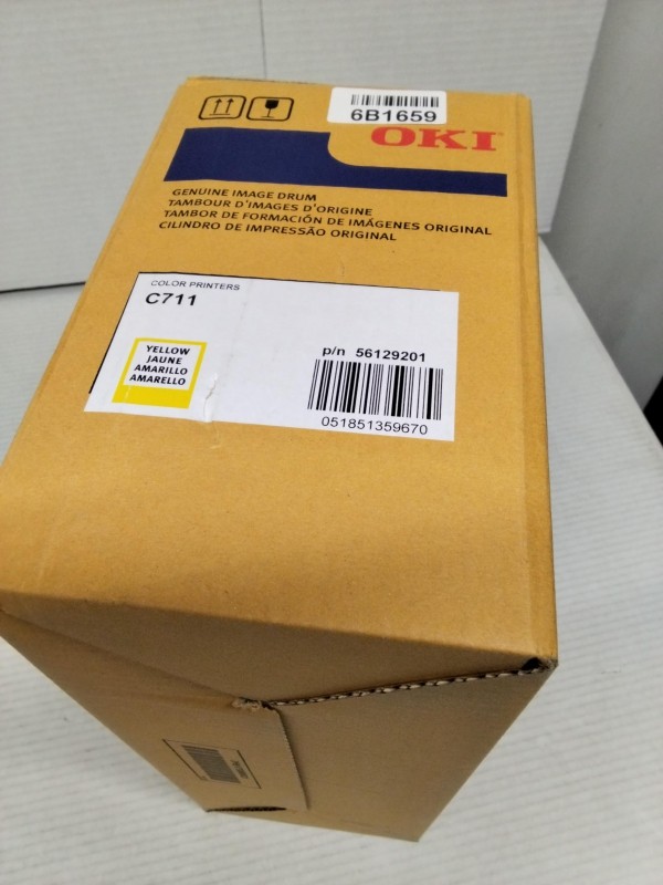 Okidata Image Drum 56129201 Yellow for Oki C711dn