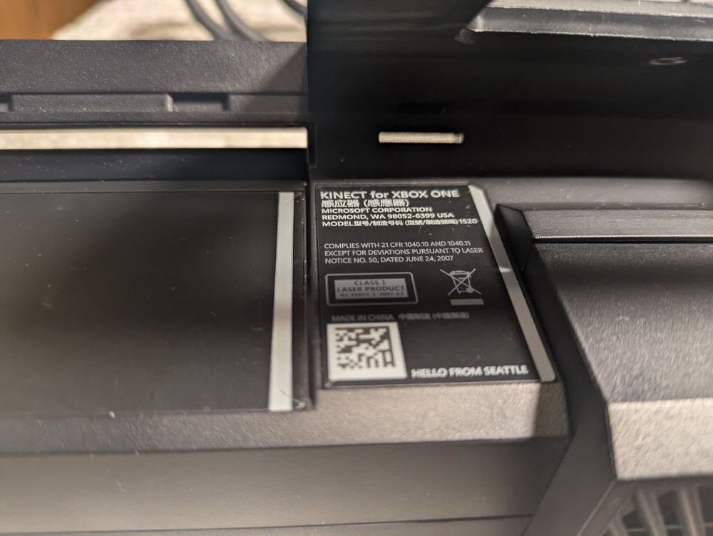 KINECT For XBOX ONE Model 1520 Sensor Bar Black