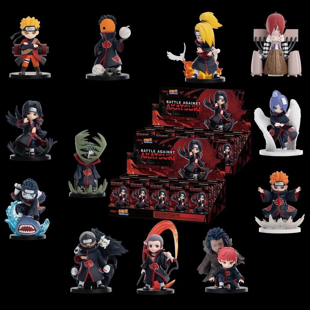 POP MART x Naruto Shippuden Series Battle Against Akatsuki Confirmed Figure Open