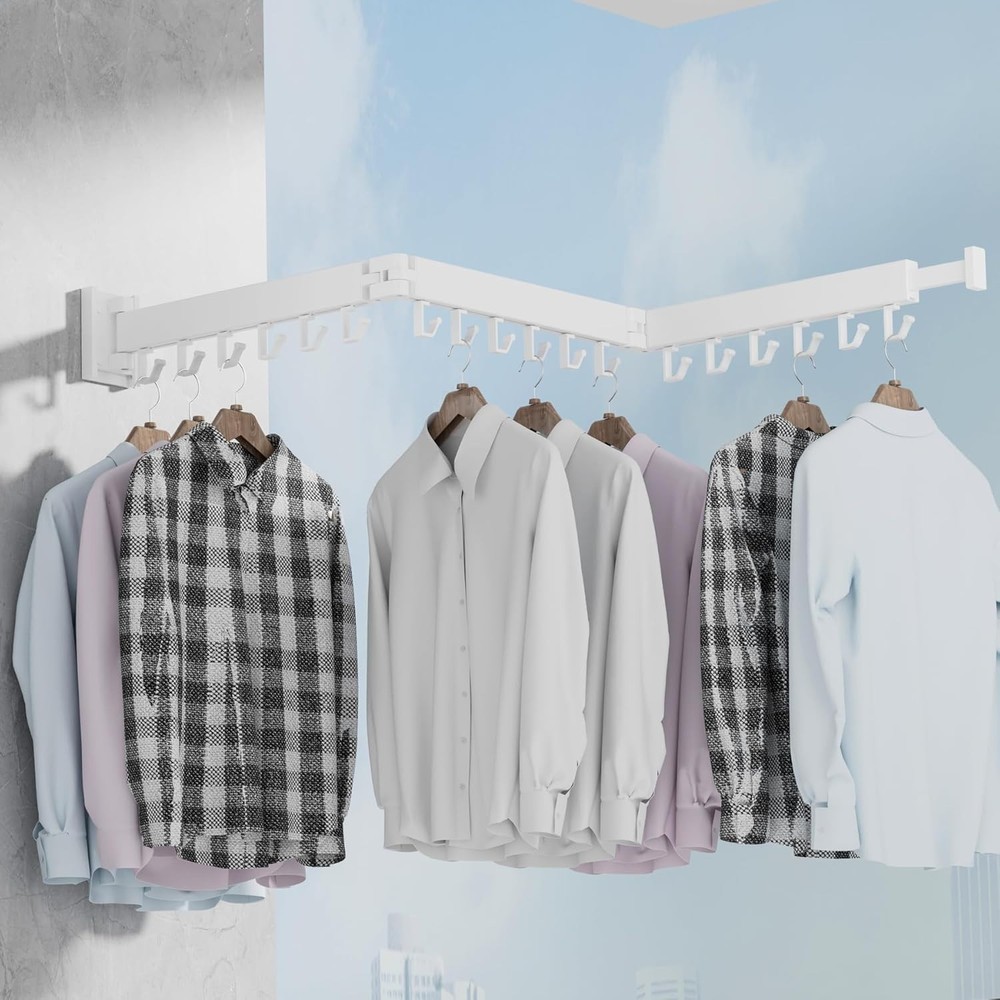 High-Quality Indoor Laundry Rack - Durable, Space-Efficient & Easy to Install