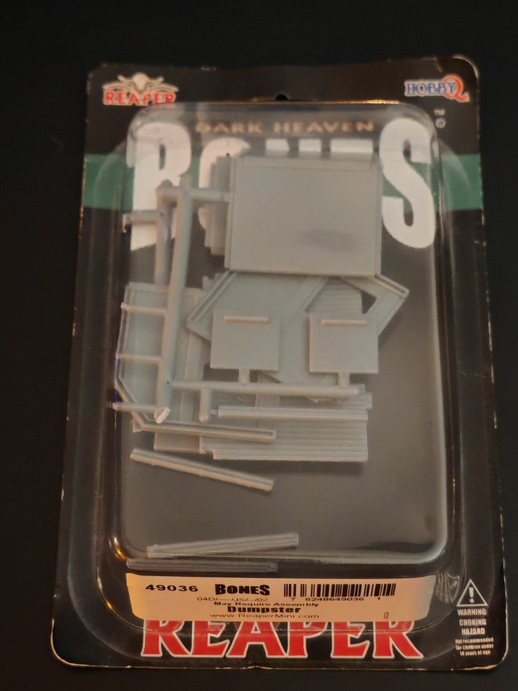 Reaper Bones Dumpster New In Blister RPG 2013 Scenery D & D