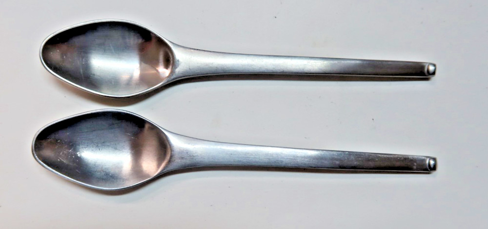 Stanley Roberts Stainless Pattern Contempra 2 Teaspoons 6 3/8"