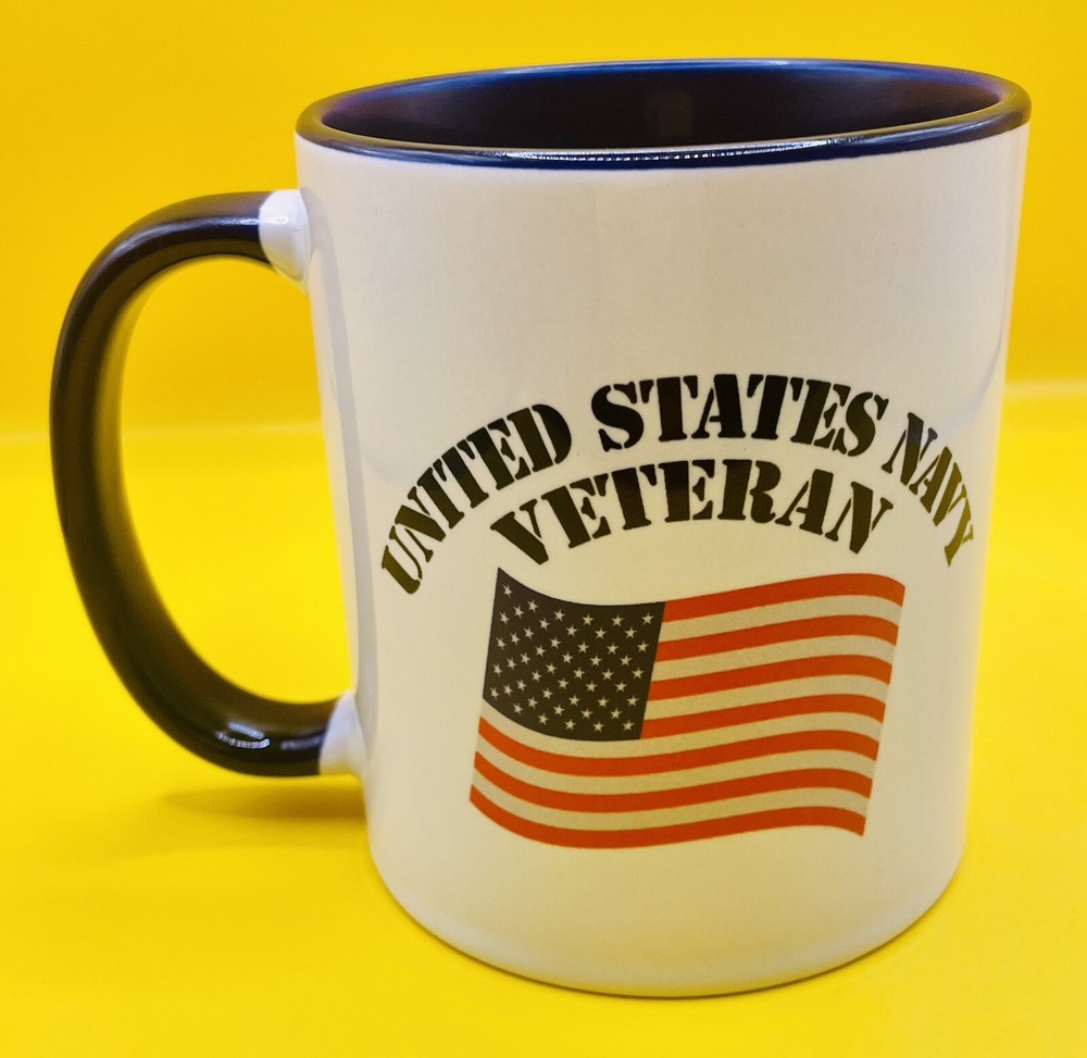 United States Navy Veteran Mug by Orca Coatings