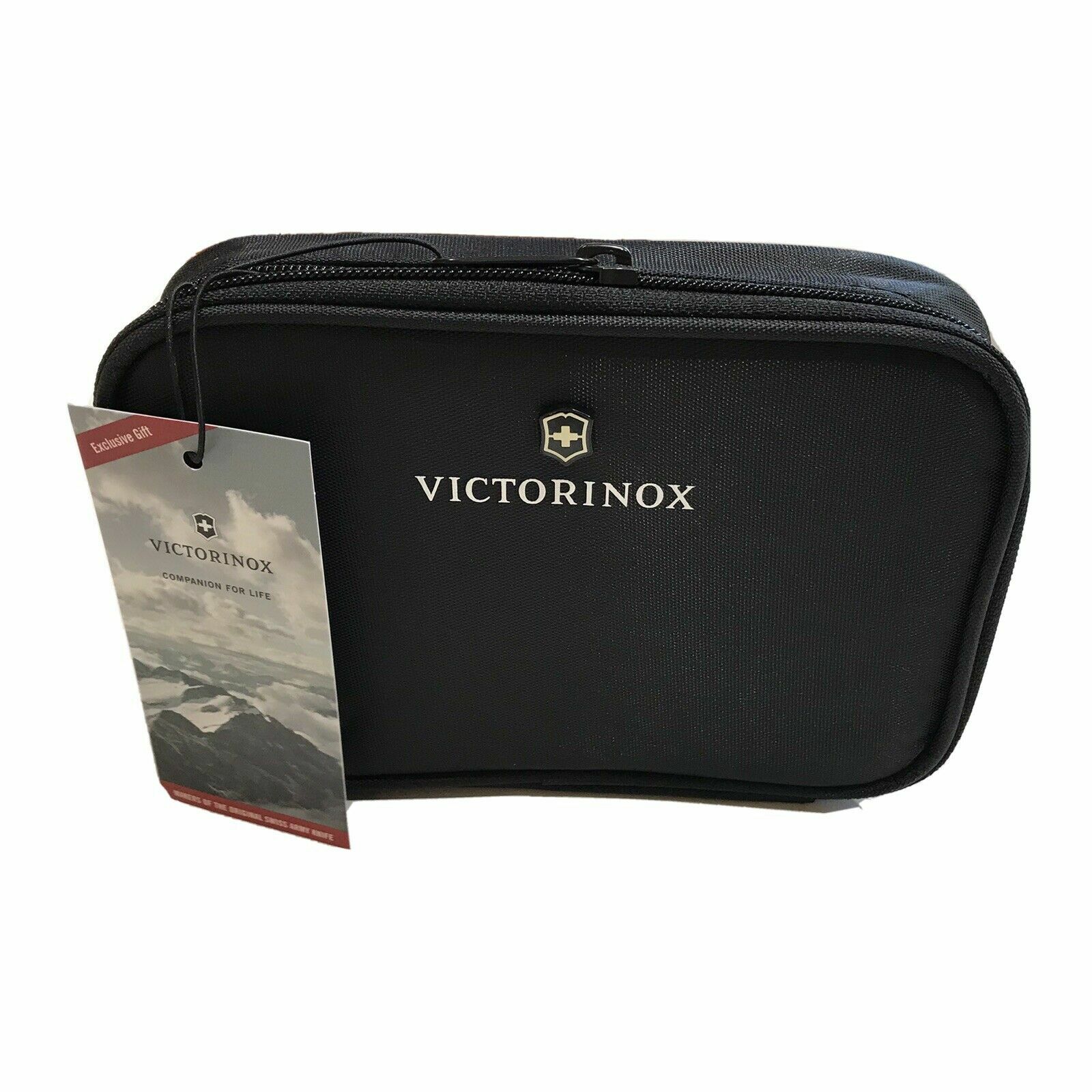 Victorinox Storage Bag Small Size Black Zippered Camping Swiss Army Knife Pouch