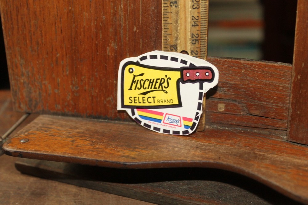 Vintage Coal Mining Sticker Decal Fischer's Select Brand