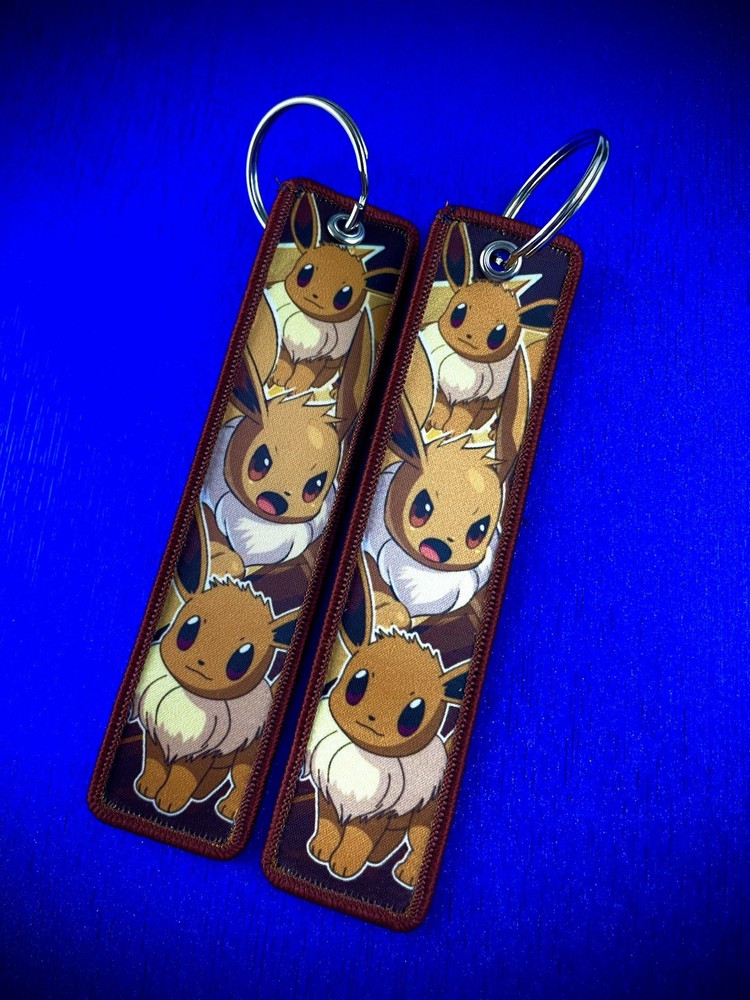 1 Piece Double Sided 5 Inch Eevee Keychain