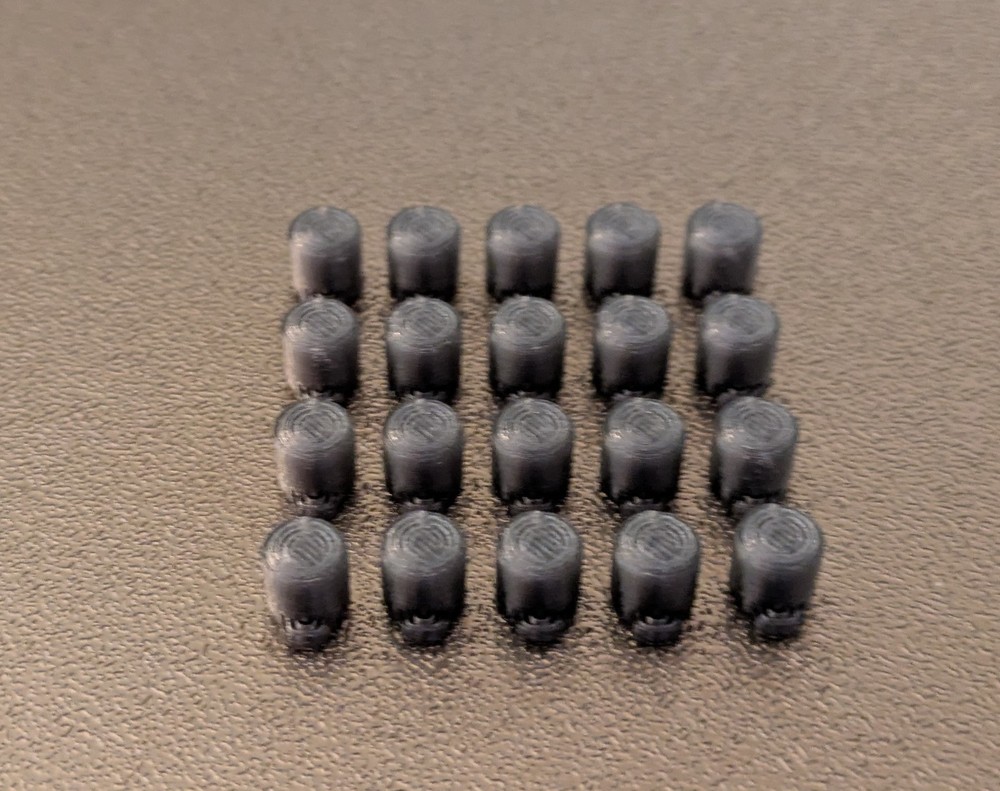 Losi 22S Sprint Replacement Power Button 3D Printed