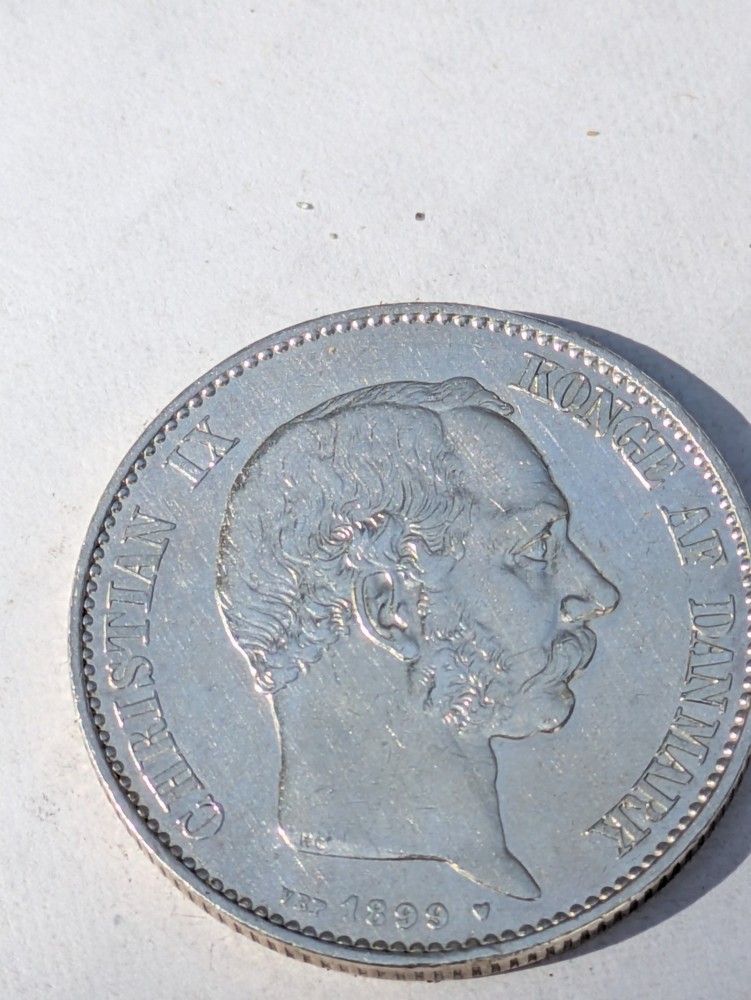 1899 DENMARK 2 KRONER High Grade