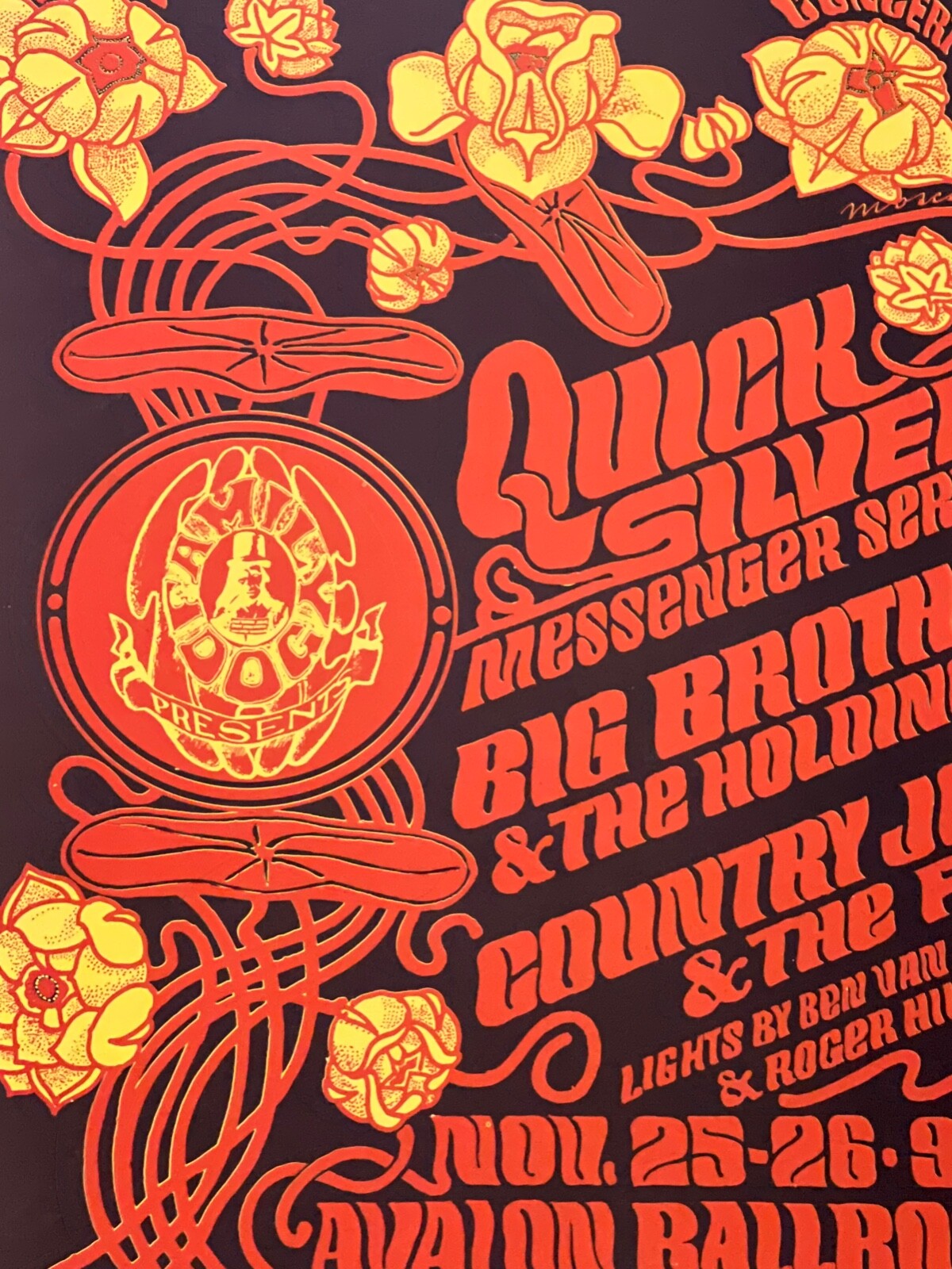 FD 36-3 Janis Joplin Thanksgiving Weekend 1966 Original Concert Poster Avalon