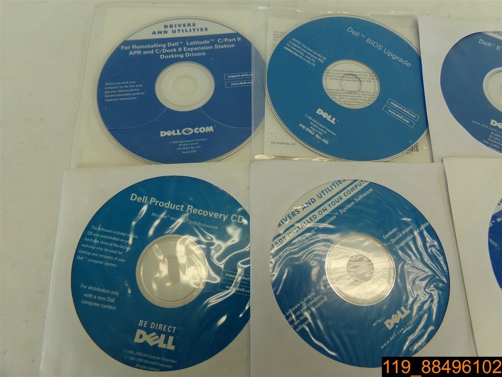 Qty= 8: ASSTD Dell Resource CD's