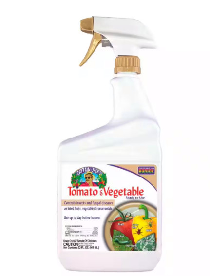 Captain Jack's Tomato & Veg Spray 32oz RTU Insect Disease Control