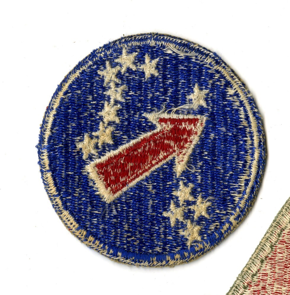 US Army Pacific Ocean Areas White Back Patch WWII Vintage