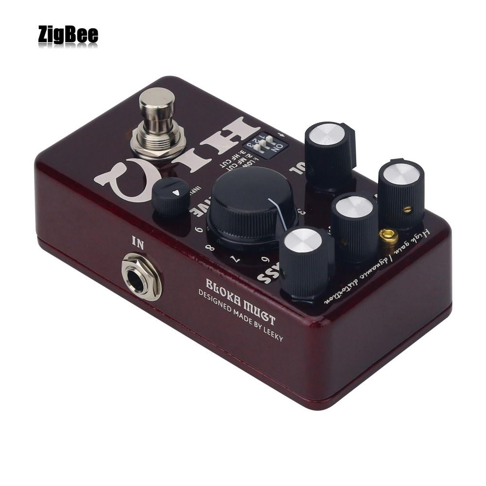 Electric Guitar Distortion Overload Effects Pedal High Gain Dynamic Effector