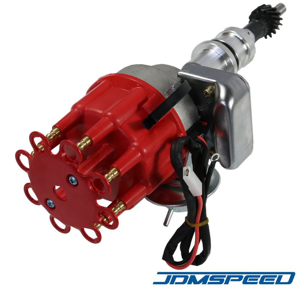 HEI Performance Distributor Red Cap For Ford 289 302 Small Block SBF Ready Run