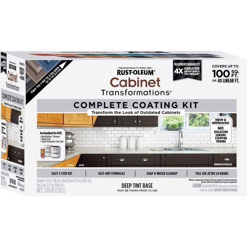 Rust-Oleum Cabinet Transformations Satin Tint Base Deep-Tone Base Cabinet