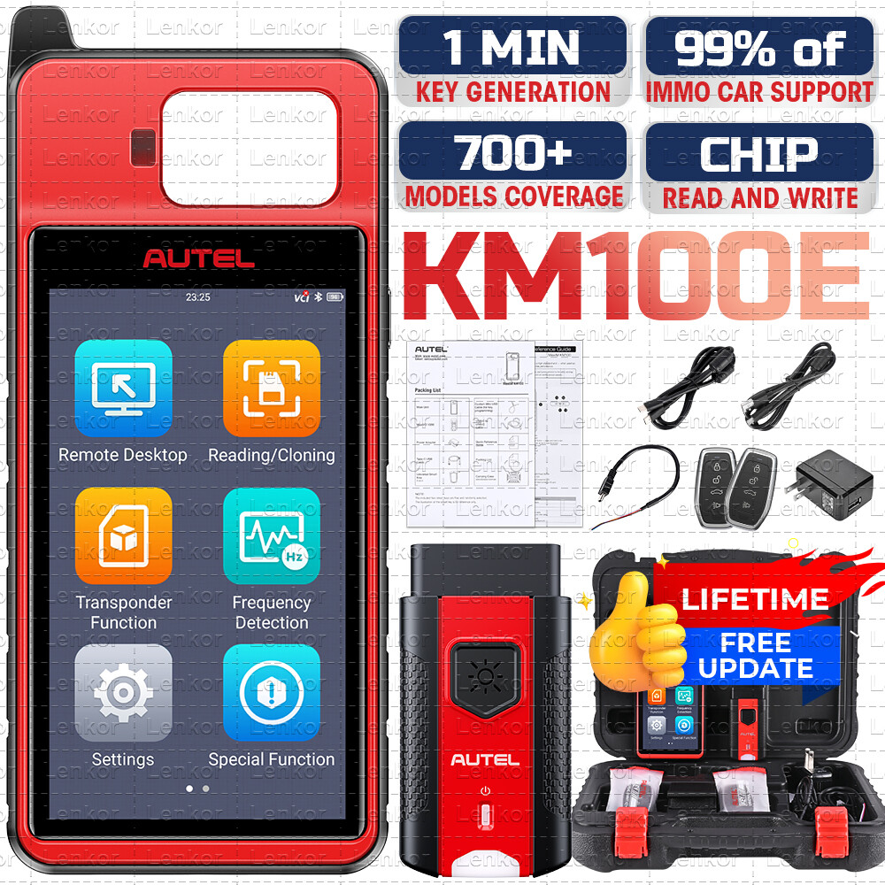 2026 Autel Scanner MaxiIM KM100E Key Fob Programming Tool Programmer Immobilizer