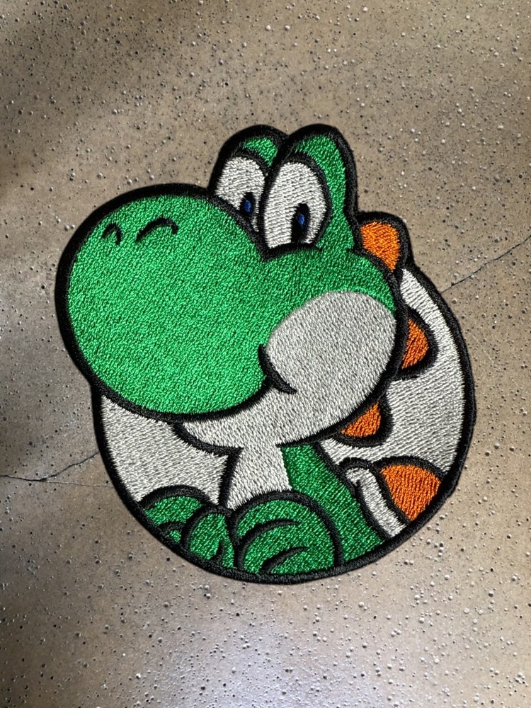 Yoshi Embroidery Patch multi sizes 3" - 6"