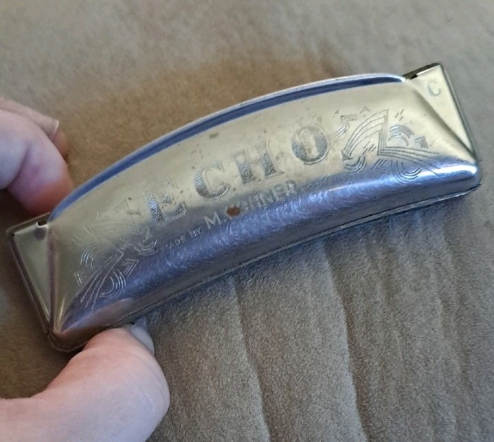 Antique Echo Hohner Harmonica