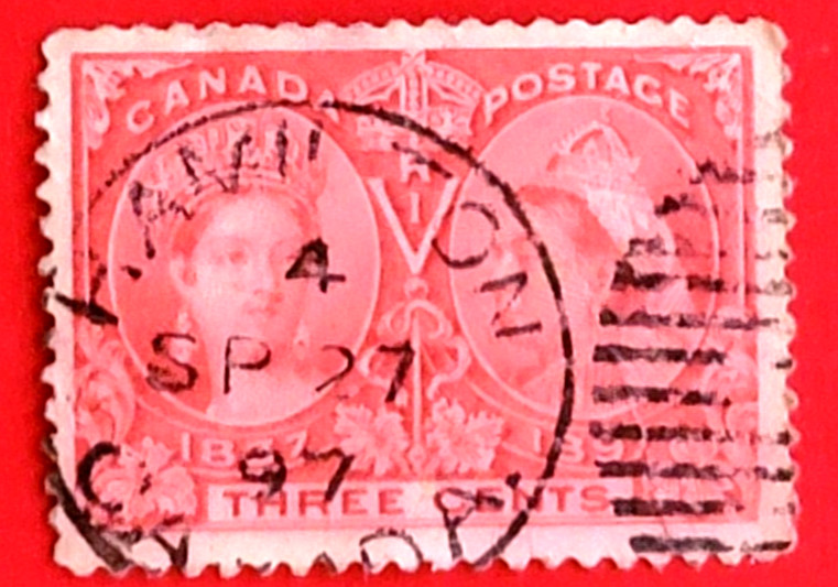 Canada Stamp 53 "Diamond Jubilee" Used