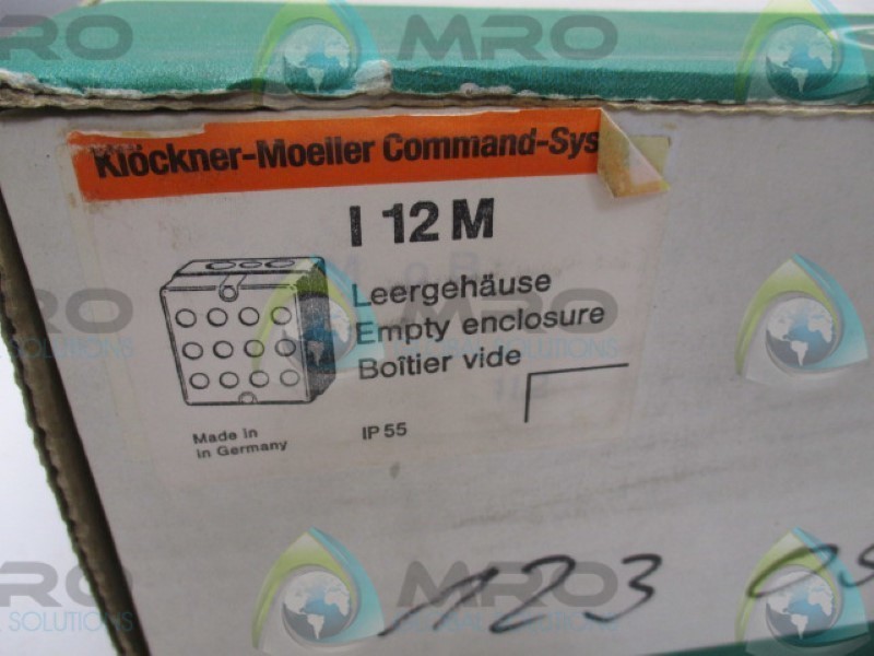 KLOCKNER MOELLER I12M EMPTY ENCLOSURE 12-UNIT NSMP