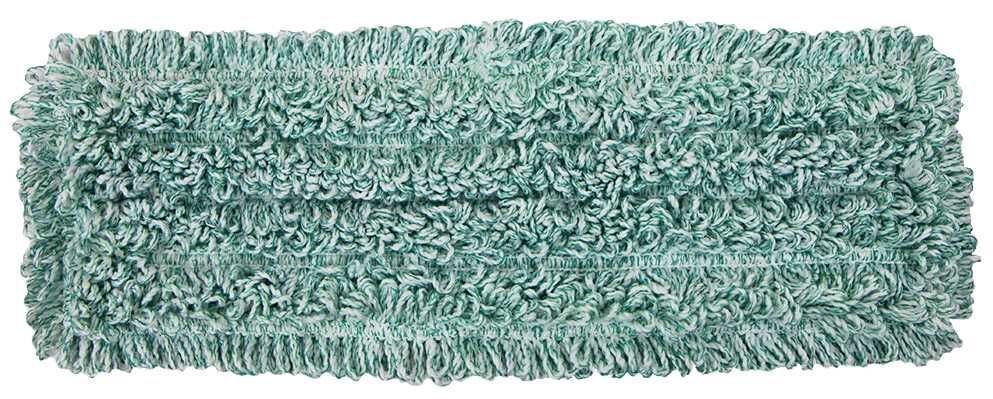 Wet & Dry Floor Mop Pad Reflls - 18" (12/Pack), Colors, Microfiber, Reuseable