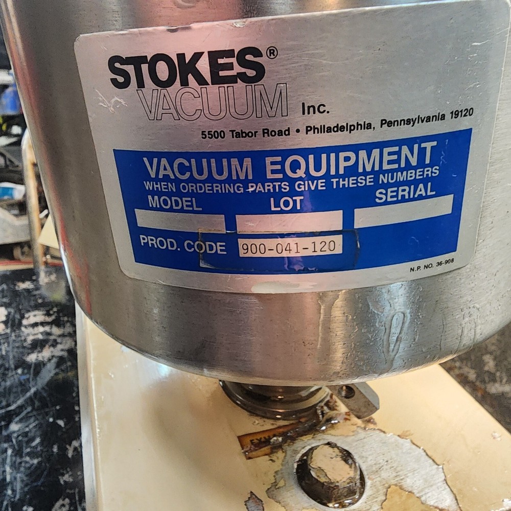 Stokes MicroVane 013-2 Rotary Vane Vacuum Pump 20CFM #2 [D1F]