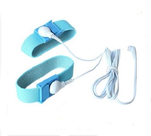 2 OR 4 Elastic Conductive Bands Electro Tens E-stim Set 2.35, 2.5 or 3.5mm Cable