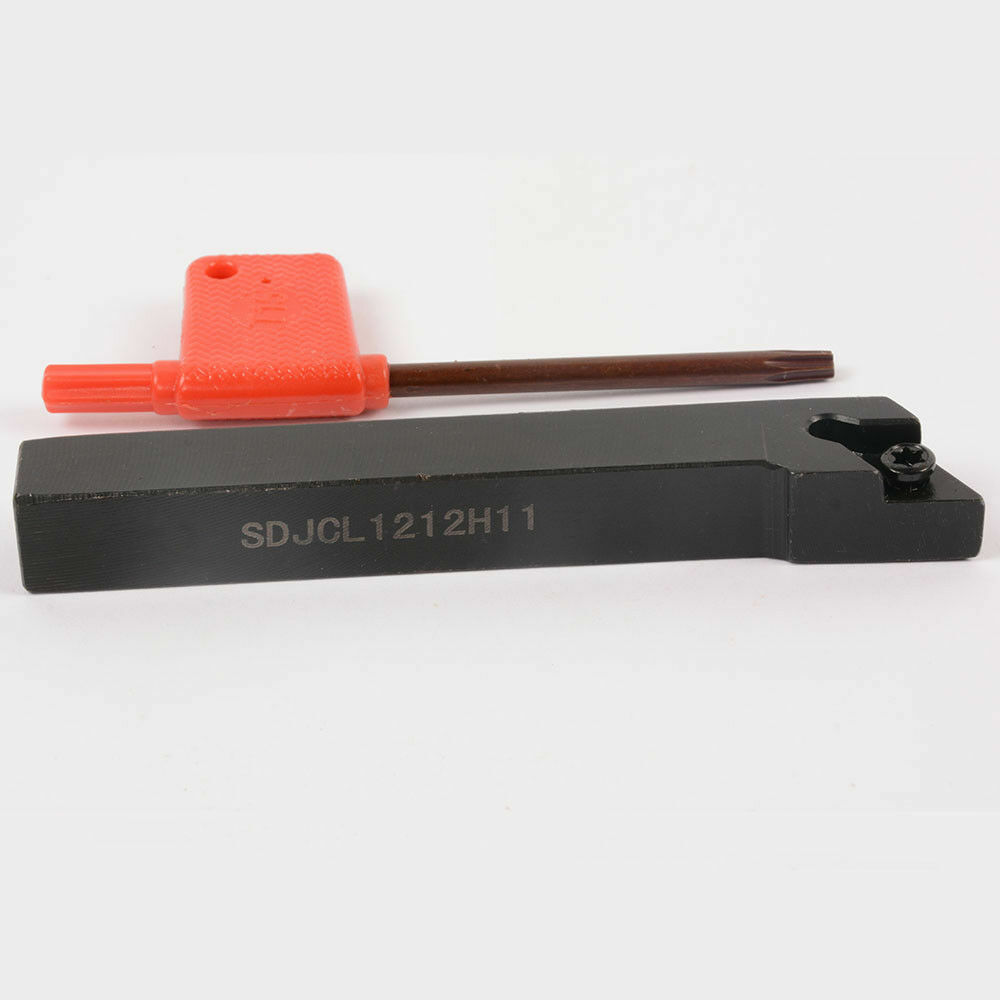 SDJCL1212H11 12x100mm Lathe Turn Tool Holder+DCMT11T304 DCMT32.51 Carbide insert