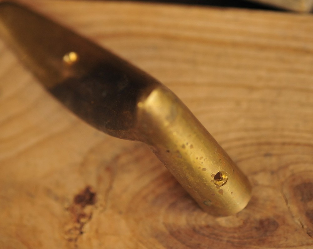Black Powder Muzzleloader Brass Hawken Buttplate