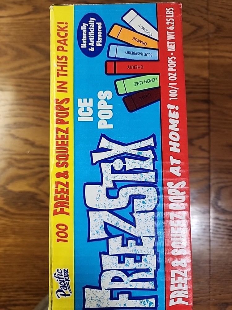 Freezstix Pops 100 Popsicles 100/1oz Popsicles