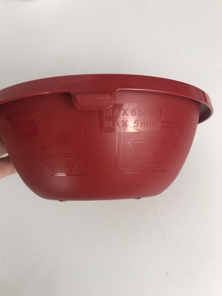 Tupperware Micro Deli Dip Chic Dining Dipper Fondue White & Red Replacement