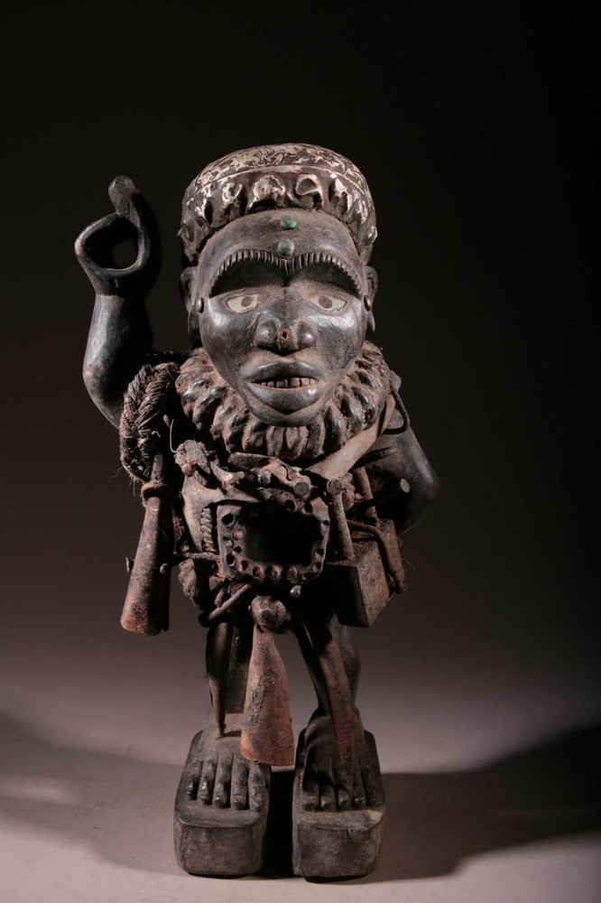Art African Statue Fetish Bakongo 2021
