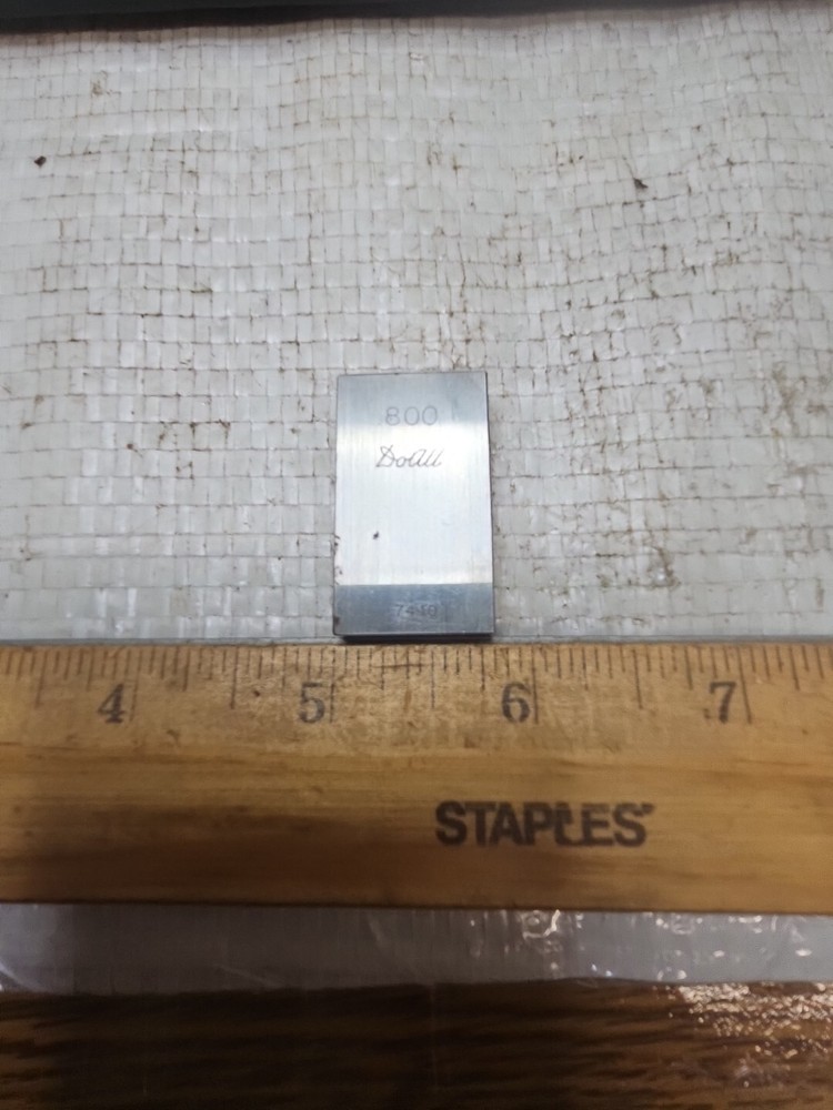 DoALL .800" RECTANGULAR GAGE BLOCK NO. 7440