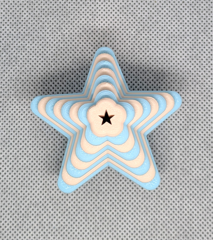 Star Clay Cutter Shape Set ~ Polymer Crafting Tool ~ Stackable Outline