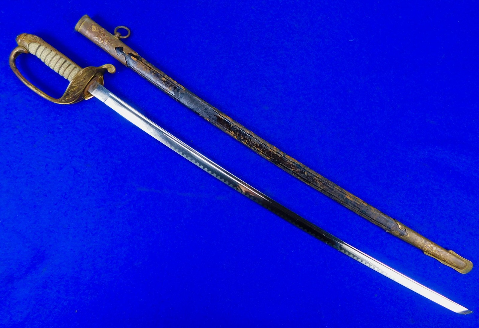 Japanese Japan WW2 Navy Naval Officer's Sword w/ Scabbard
