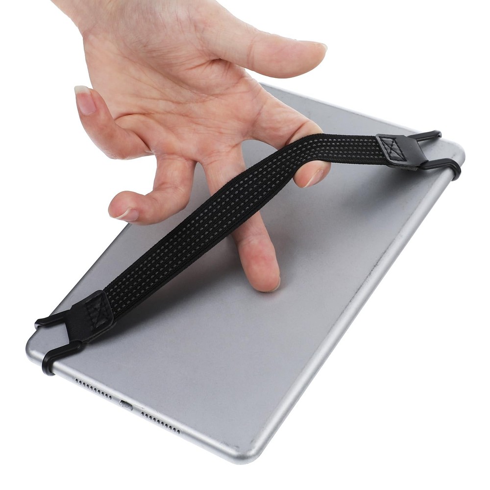 2pcs Mobile Phone Security Hand Strap Holder 7.8''-13'' Black