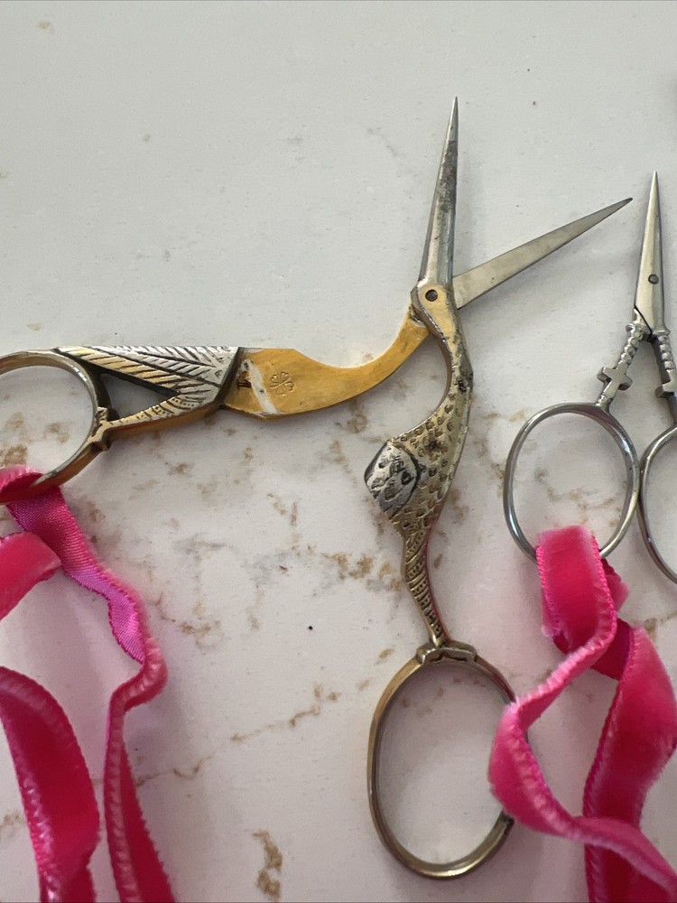 Antique Mini Scissors (3 Pair) Unique (Germany, USA)
