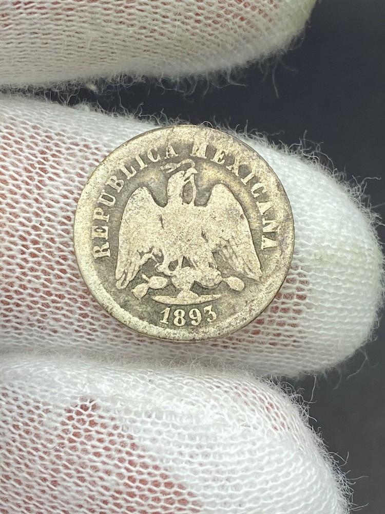 1893 Mexico 10 Centavos