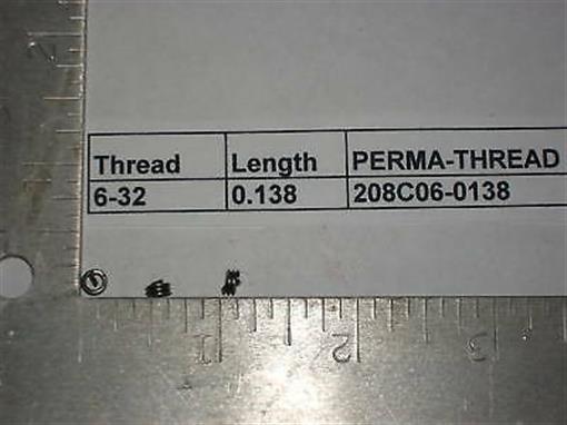 20 NEW 6-32 X .138" Helicoil Thread Inserts Stainless