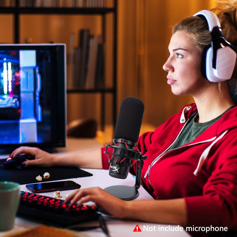 HyperX QuadCast Pop Filter Foam Cover - 2 Pack Windscreen Muff