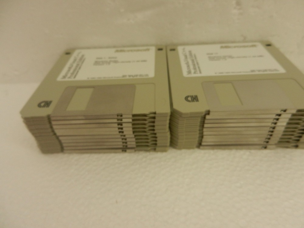 Microsoft Visual C++ VERSION Ver. 1.0 Professional Edition - 20x Floppy Disks