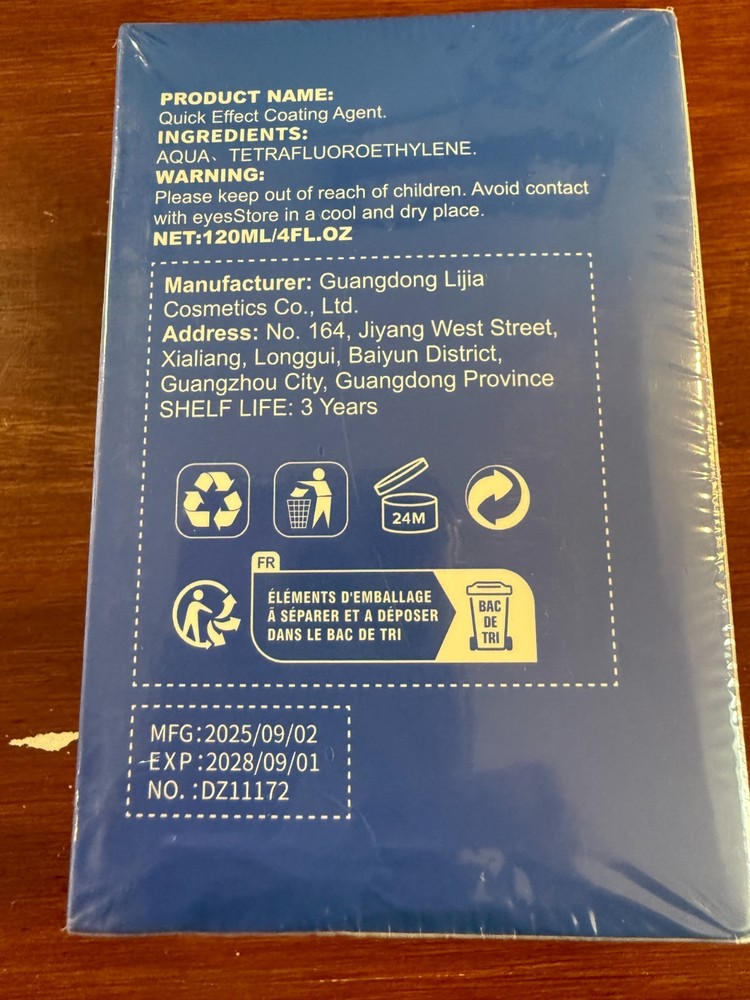 Quick Effect Coating Agent - Persistent Type- New